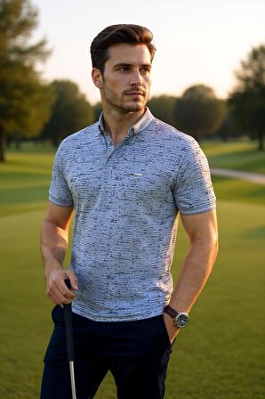 Erkek  Regular Pamuklu Polo Yaka T-Shirt