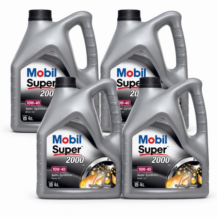 MOBİL SÜPER 2000 X1 10W-40 MOTOR YAĞ 4 X 4 Litre