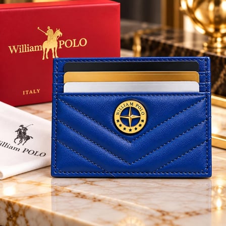 WİLLİAMPOLO Anka Hakiki Deri Unisex Kartlık-İnce Tasarım 