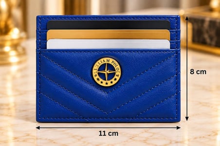 WİLLİAMPOLO Anka Hakiki Deri Unisex Kartlık-İnce Tasarım 