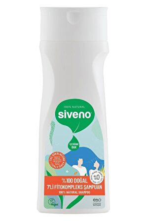 Siveno %100 Doğal Fitokompleks Şampuan 7 Değerli Bitki Yoğun Saç Dökülme Karşıtı Besleyici Dolgunlaştırıcı 300 ml