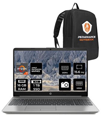 HP 255 G9 R7-5825U 16GB 1TB SSD 15.6'' FHD FDOS 6Q8N3ES & PER4 ÇANTA