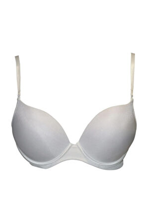 Kadın Mürdüm 2 Beden Büyük Gösteren Çift Destekli Mikro Kaplı Sihirli Südyen 7033