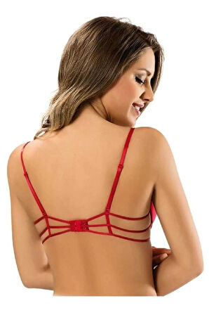 Kadın Bordo Roberta Desteksiz Südyen 7006