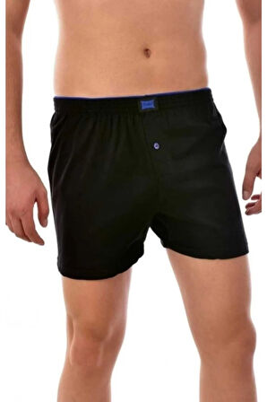 Erkek Füme Penye Düğmeli Boxer