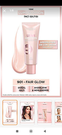 L'Oréal Paris Glotion All in one Doğal ışıltı 901 Fair Glow 