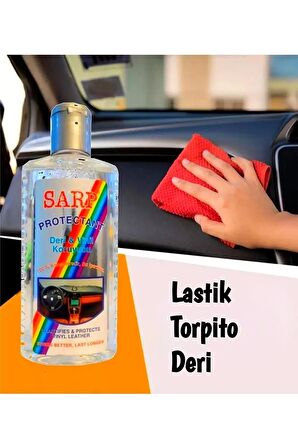 Sarp Deri Ve Vinil Koruyucu Lastik Parlatıcı Korucu Jel 200ml 2 Adet