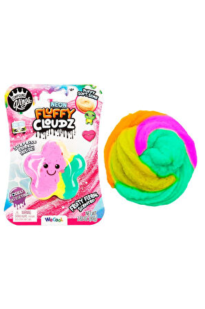 Neon Fluffy Cloudz Çiçek Slime! Stres Azaltıcı ve Eğlenceli