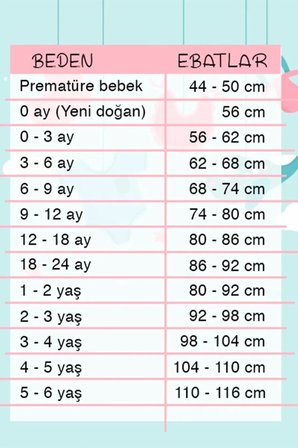3'Lü Naturel Bebek Badi Zıbın - Pamuk