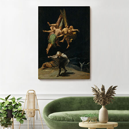 Cadıların Uçuşu Duvar Tablosu, Witches Flight-6173