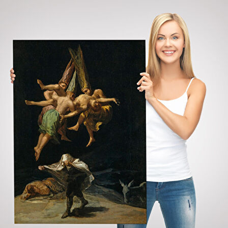 Cadıların Uçuşu Duvar Tablosu, Witches Flight-6173