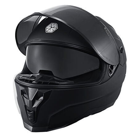 SCOYCO FF-869 MAT SİYAH FULL FACE KASK
