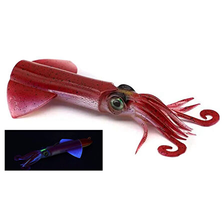JLC Xipi Evo Yedek Gövde 17cm 53gr #01 Red Glow Silikon Kalamar
