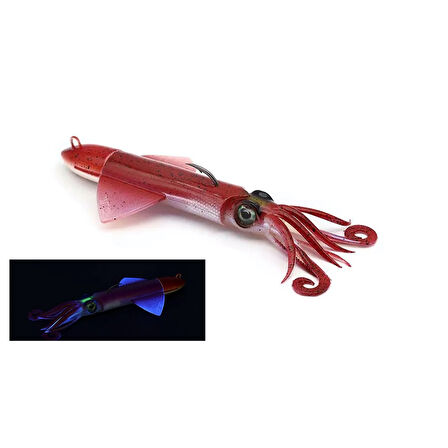 JLC Xipi Evo 10 Set 24gr 11.5cm #01 Red Glow Silikon Kalamar