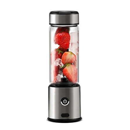 MPIA MP-BL12 Usb Şarjlı 450ML 6 Bıçaklı Taşınabilir Portatif Kamp ve Seyahat Blender
