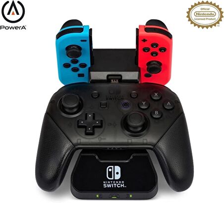 Nintendo Switch Pro Controller Joycon Şarj İstasyonu Dock Lisanslı