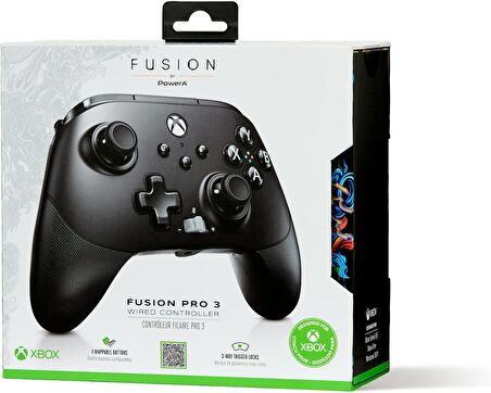 Xbox Series X | S Pro 3 Fusion Oyun Kolu Lisanslı Kablolu Siyah