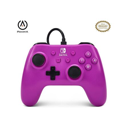 Nintendo Switch Oyun Kolu Kablolu Lisanslı Grape Purple