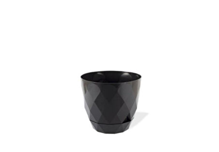 Omnipazar KRS-451 Yakamoz Tabaklı Plastik Saksı Takımı 0.65 Litre No 1