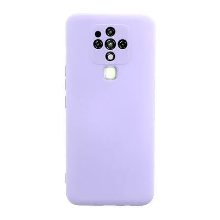 Tecno Camon 16 Kılıf Nano içi Kadife Silikon - Lila
