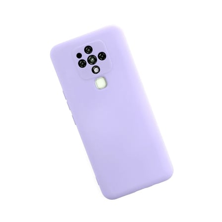 Tecno Camon 16 Kılıf Nano içi Kadife Silikon - Lila
