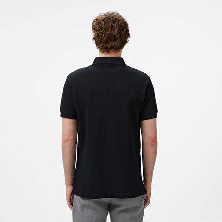 Nautica Erkek Siyah Classic Fit Polo Yaka T-Shirt