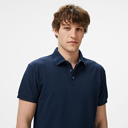 Nautica Erkek Lacivert Classic Fit Polo Yaka T-Shirt