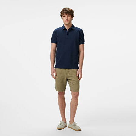 Nautica Erkek Lacivert Classic Fit Polo Yaka T-Shirt