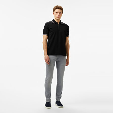Nautica Erkek Siyah Classic Fit Polo Yaka T-Shirt