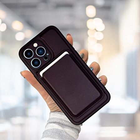 İPHONE 13 PRO MAX TLP ORJİNAL DERİ MAGSAFE KARTLIKLI KILIF