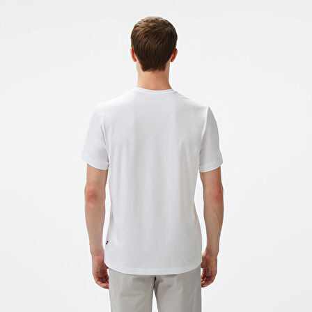 Nautica Erkek Beyaz Regular Fit T-Shirt