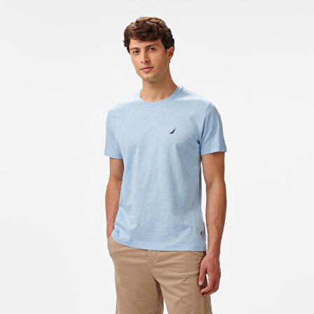 Nautica Erkek Mavi Regular Fit T-Shirt