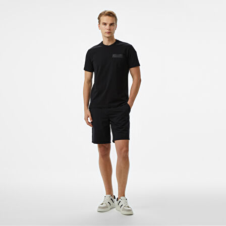 Nautica Erkek Siyah Regular Fit Baskılı T-Shirt