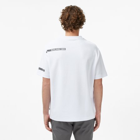 Nautica Erkek Beyaz Oversize T-Shirt