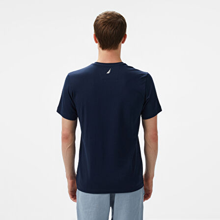 Nautica Erkek Lacivert Regular Fit T-Shirt