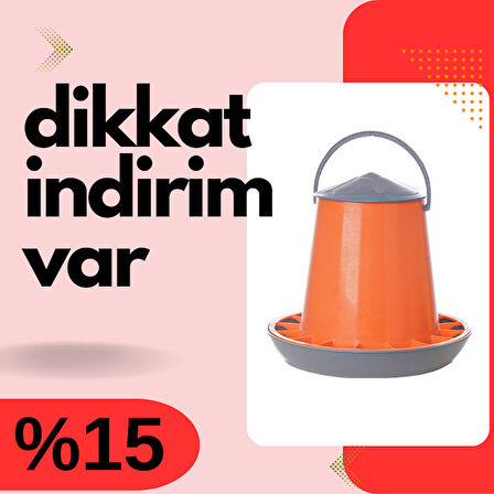 TavPet Plastik Asılabilir Güvercin Yemliği 3 Kg