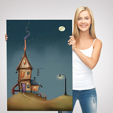 Güzel Ev Dekoratif Duvar Tablosu -6186