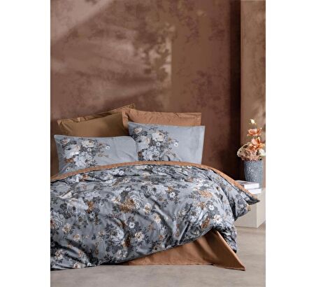 Cotton Box Çift Kişilik Nevresim Takımı Lenora Kahve