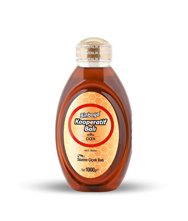 Binboğa Süzme Çiçek Balı 1 kg Pet x 3 Adet