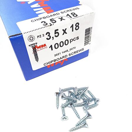 Wax Sunta Vidası 3.5X18 (1000 Adet)