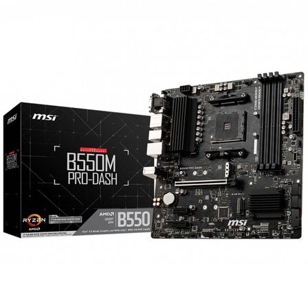 MSI B550M PRO-VDH DDR4 4400OC HDMI mATX AM4