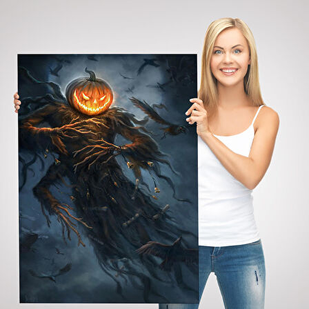 Cadılar Bayramı Helloven Dekoratif Duvar Tablosu -6193