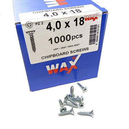 Wax Sunta Vidası 4.0X18 (1000 Adet)