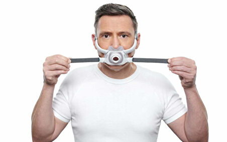 ResMed AirFit F40 PAP CPAP BPAP Tüm Yüz Maskesi + Büyük Large Boy