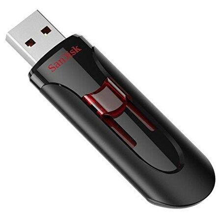 Sandisk 256GB Cruzer Glide USB 3.0 Siyah USB Bellek