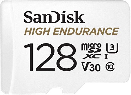 SanDisk High Endurance 128GB 100/40MB/s microSDXC C10 V30 Hafıza Kartı SDSQQNR-128G-GN6IA