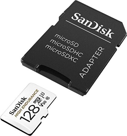 SanDisk High Endurance 128GB 100/40MB/s microSDXC C10 V30 Hafıza Kartı SDSQQNR-128G-GN6IA