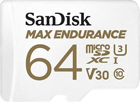 SanDisk Max Endurance 64GB SDSQQVR-064G-GN6IA Micro SDXC 100/40MB/s C10 V30 Hafıza Kartı