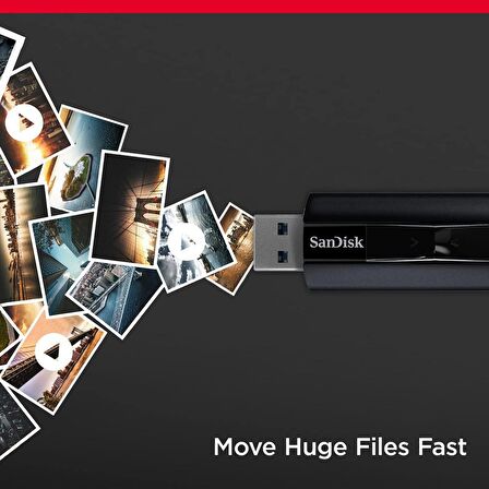 SanDisk Extreme Pro 512GB USB 3.2 Flash Bellek (SDCZ880-512G-G46)