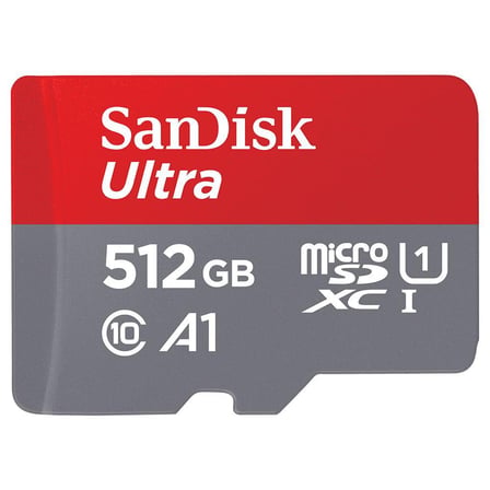 SanDisk Ultra 512 GB microSDXC 120 MB/s A1 Class 10 UHS-I